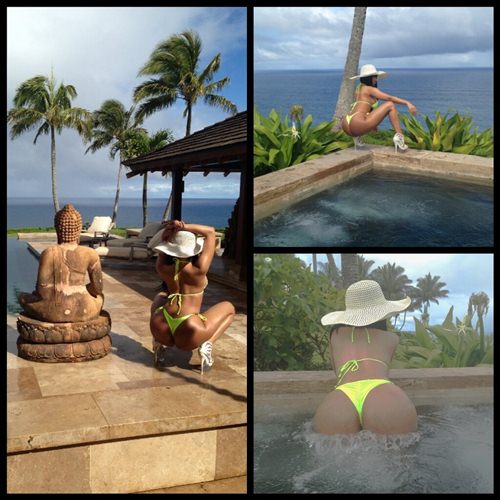 เป็นเรื่อง! ชาวพุทธโวย Nicki Minaj นุ่งบิกินี่แชะภาพกับพระพุทธรูป