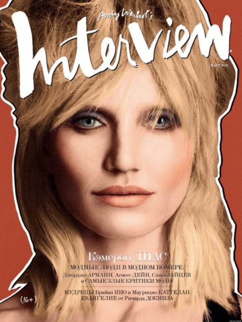 Cameron Diaz @ Interview Russia March 2013