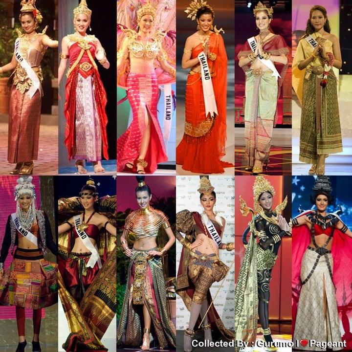 Miss Thailand National Costume Show : Miss Universe 2001 - 2012