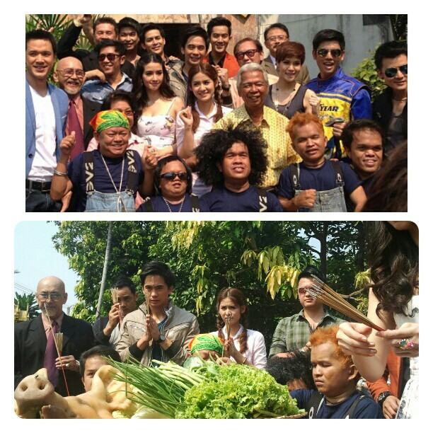 บวงสรวงละคร "แข่งรักนักซิ่ง" ละครใหม่ อาหลอง บู๊มาเต็ม