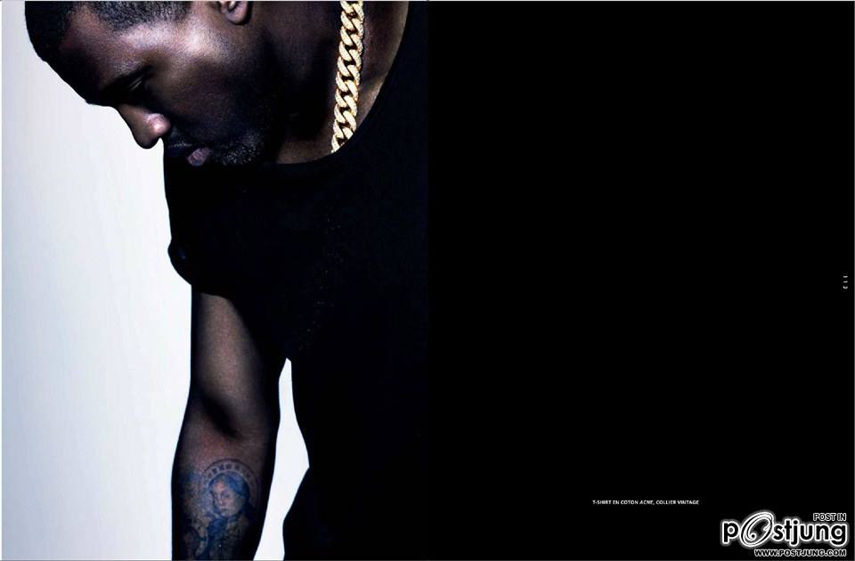 Kim Kardashian & Kanye West @ L'Officiel Hommes Paris Spring 2013