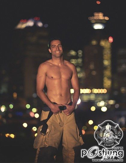 Calgary HotStuff Firefighters Calendar : HQ images