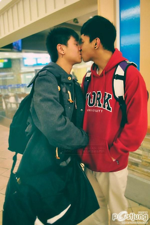 Boys Kissing