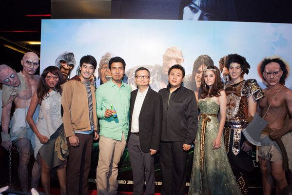 บอย ปกรณ์ กับ ขวัญ อุษามณี ในงานเปิดตัวภาพยนตร์ แจ๊คผู้สยบยักษ์ Jack the Giant Slayer