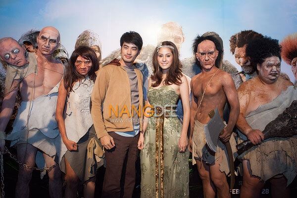 บอย ปกรณ์ กับ ขวัญ อุษามณี ในงานเปิดตัวภาพยนตร์ แจ๊คผู้สยบยักษ์ Jack the Giant Slayer