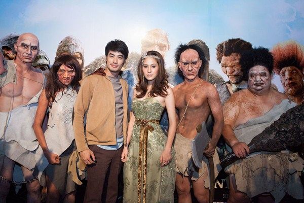 บอย ปกรณ์ กับ ขวัญ อุษามณี ในงานเปิดตัวภาพยนตร์ แจ๊คผู้สยบยักษ์ Jack the Giant Slayer