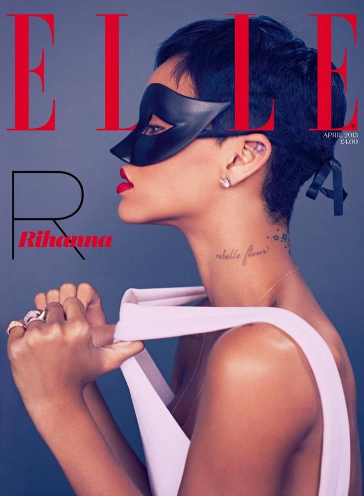 Rihanna @ Elle UK April 2013