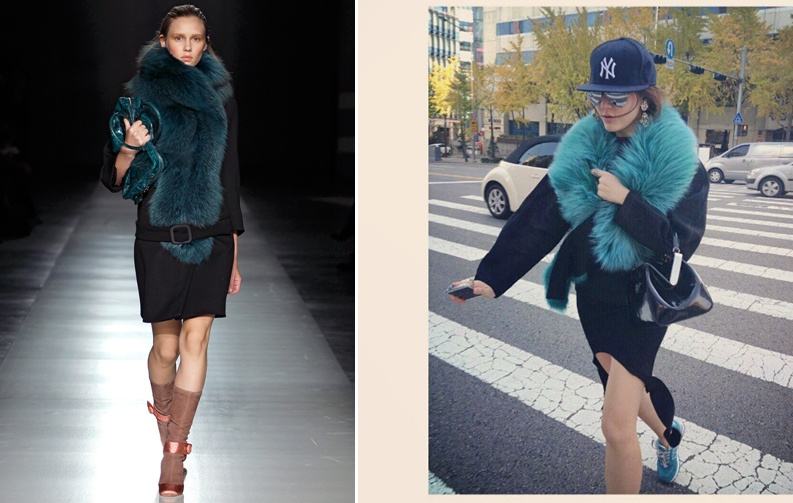 araya in Paris fashion week2013