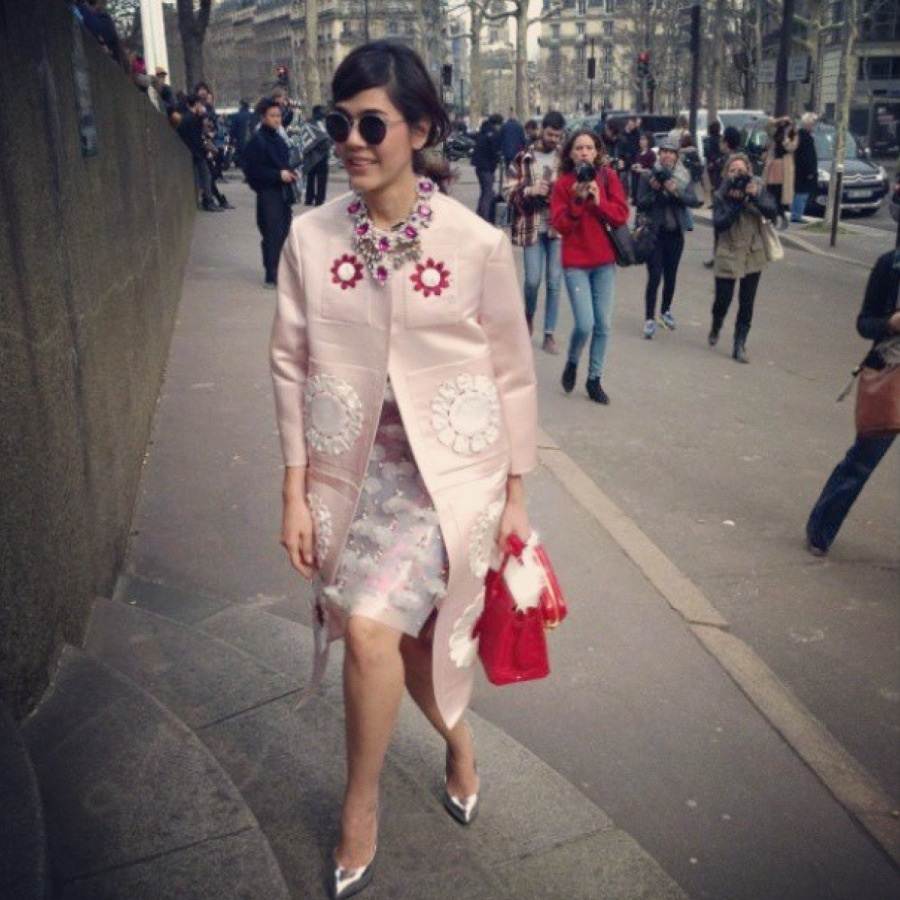 araya in Paris fashion week2013