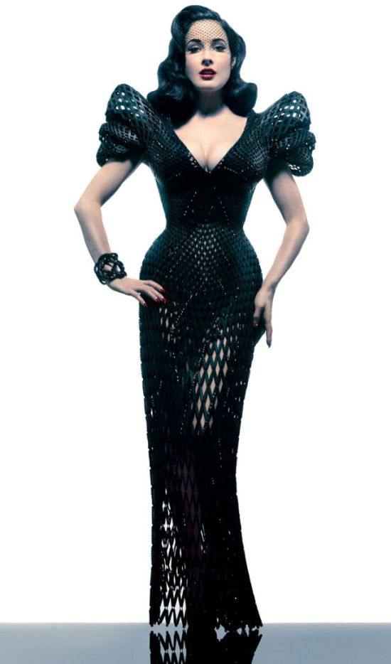 ทึ่ง! ชุดเดรสสุดเซ็กซี่ ของ Dita Von Teese สร้างจาก 3D Printing