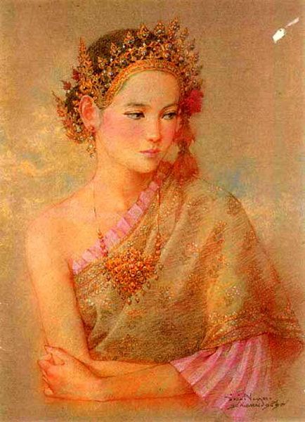 หญิงไทยแท้ๆ ภาพวาด