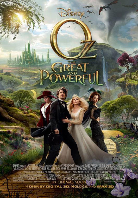 หนังใหม่ Oz: The Great and Powerful มหรรศจรรย์พ่อมดผู้ยิ่งใหญ่