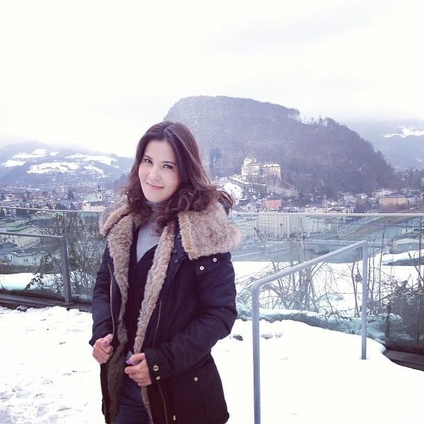 ธัญญ่า ควงแขนพ่อแม่ เที่ยวชมความงามในยุโรป