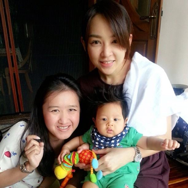 เป้ย ปานวาด กับลูกชายสุดน่ารัก น้องโปรด