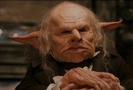 กริ๊บฮุก ก็อบลินที่ทำงานอยู่ในธนาคารกริงกอตต์