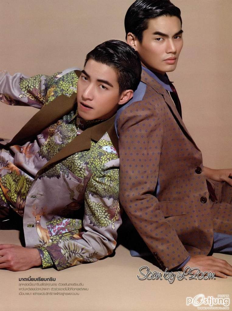 โตโน่-ภาคิน & ฮั่น-อิสริยะ @ Hair Magazine March 2013