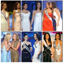 วินาทีระลึกใจของการประกวด Miss Universe ปี 2001 - 2012 (โบราณว่าไว้  ขวาร้าย - ซ้ายดี  เรื่องจริงหรือเปล่าคะ)