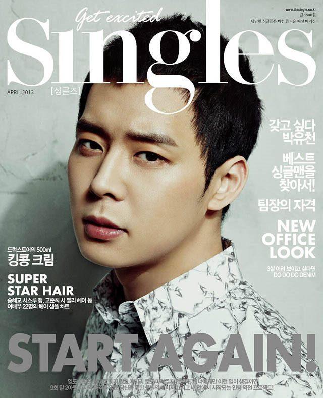 Yoochun @ Singles Korea Magazine April 2013