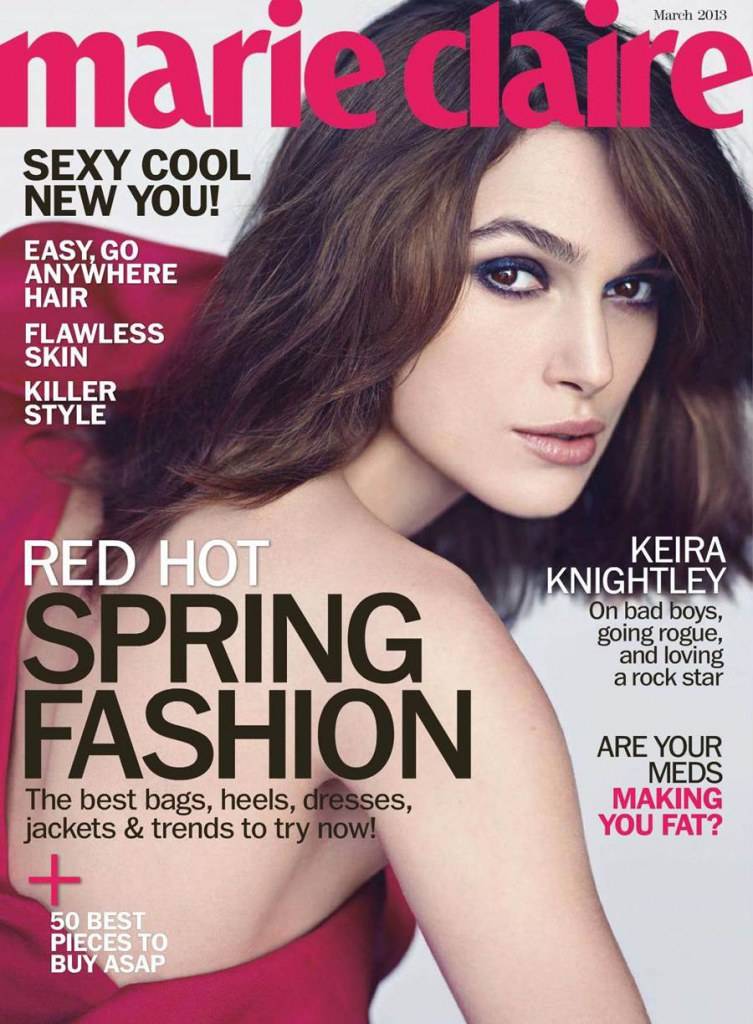 Keira Knightley @ Marie Claire US March 2013