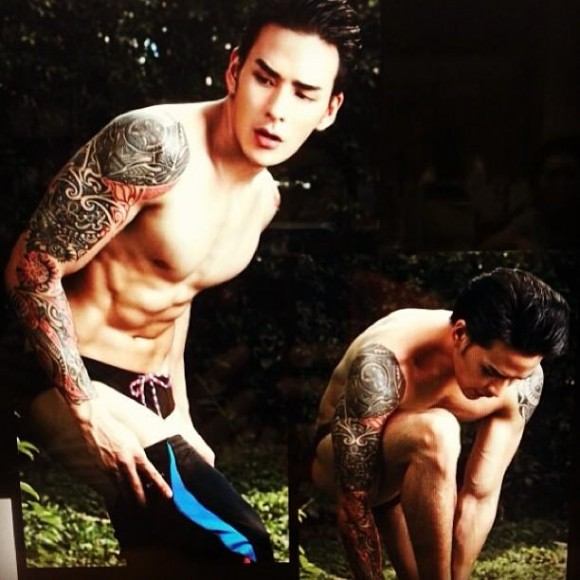 แทค ภรัณยู โชว์กล้าม อวดหุ่นล่ำ น่าหม่ำสุดๆ