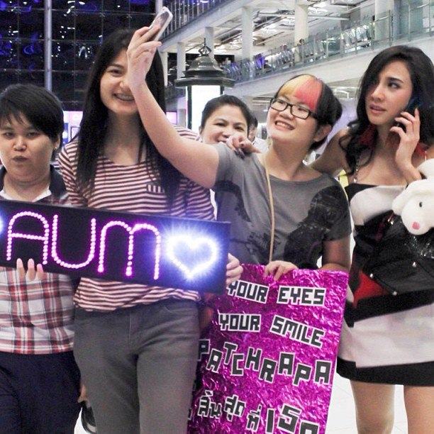 อั้ม พัชราภา@งานโตโยต้า สุราษฎร์ธานี