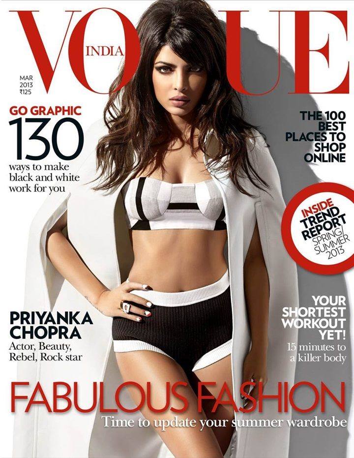 Priyanka Chopra @ Vogue India March 2013
