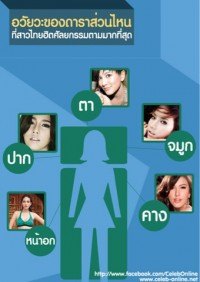 มาดู อวัยวะส่วนใด! ของดาราคนไหน? สาวไทยออเดอร์ทำศัลย์เลียนแบบมากที่สุด