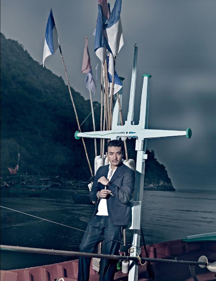 Barom Bhichanchitr & Dejan Bugarinovic @ Num&eacute;ro Homme vol.1 no.1 March 2013