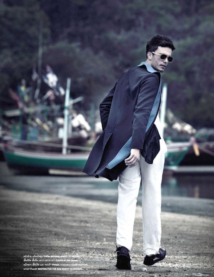 Barom Bhichanchitr & Dejan Bugarinovic @ Num&eacute;ro Homme vol.1 no.1 March 2013