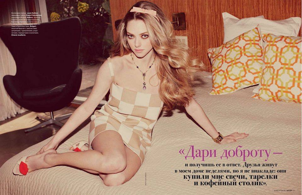 Amanda Seyfried @ Tatler Russia April 2013