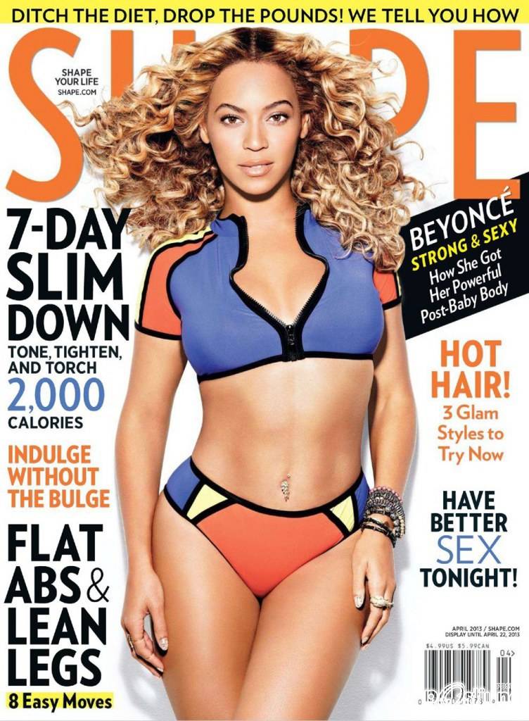 Beyoncé @ Shape Magazine April 2013