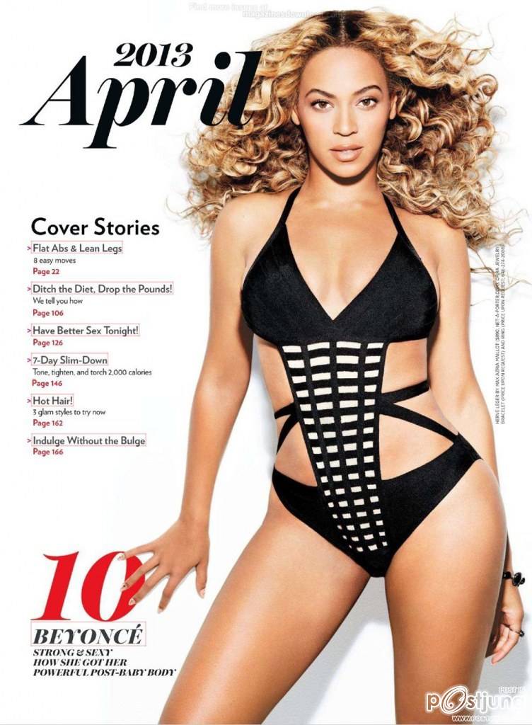 Beyoncé @ Shape Magazine April 2013