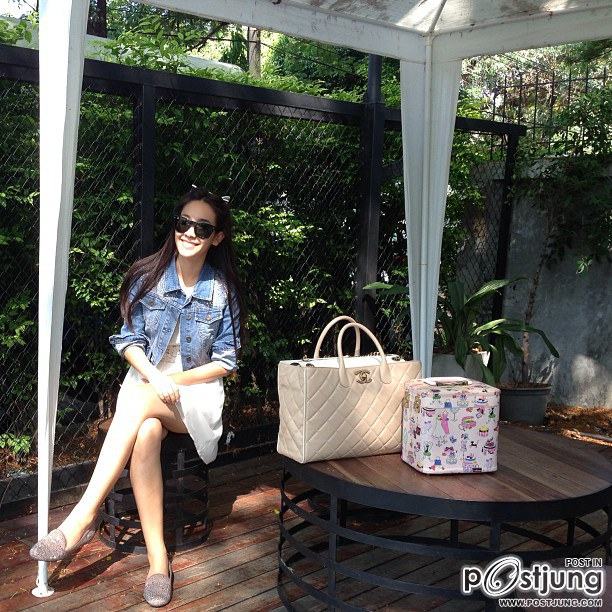 update instagram มิน พีชญา