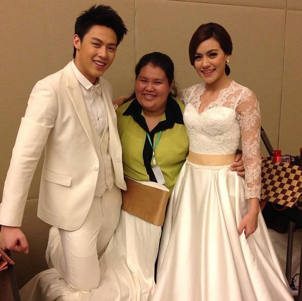 หมาก-คิม กับฉากแต่งงานสุดน่ารัก ในต้นรักริมรั้ว