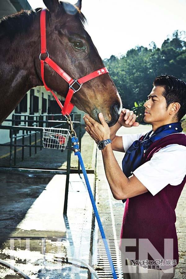 Aaron kwok @ ELLE Men China April 2013