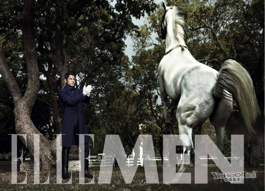 Aaron kwok @ ELLE Men China April 2013