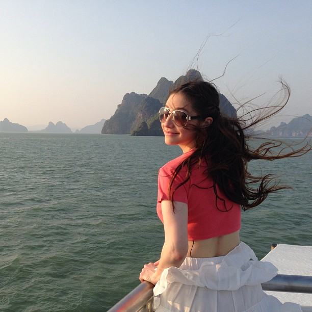 ฟลุค ควง นาตาลี สวีทเล็ก ๆ พาหนีเที่ยวภูเก็ต