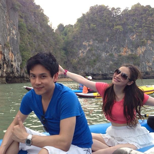 ฟลุค ควง นาตาลี สวีทเล็ก ๆ พาหนีเที่ยวภูเก็ต