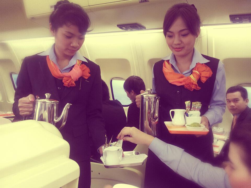 จำลองการให้บริการบนเครื่อง