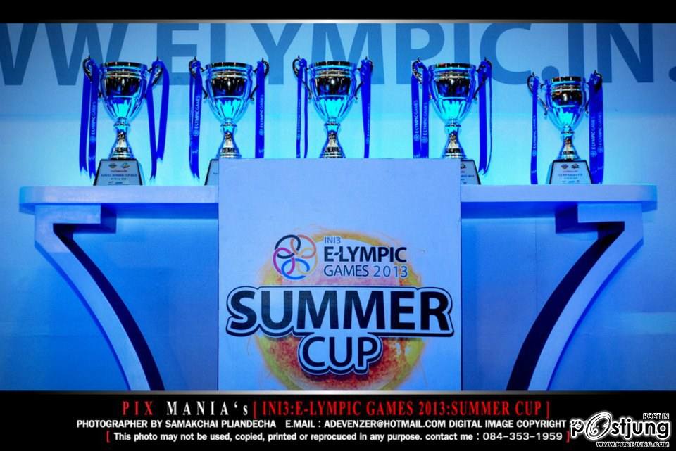 บรรยากาศการเปิดงาน Ini3 E-Lympic Games 2013 Summer Cup