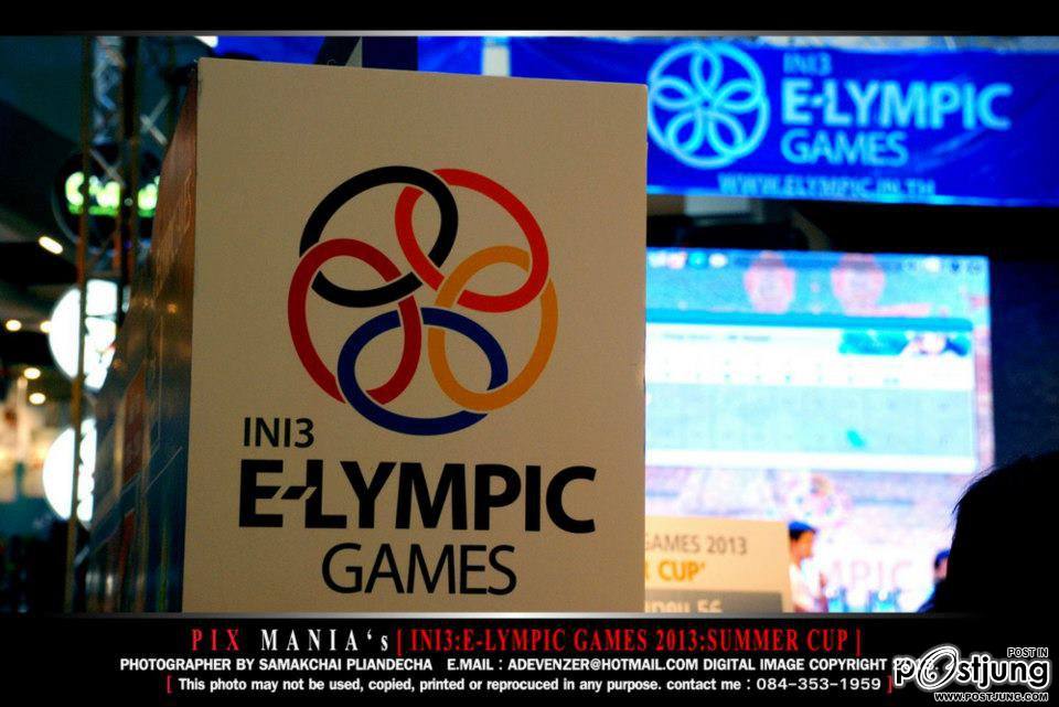 บรรยากาศการเปิดงาน Ini3 E-Lympic Games 2013 Summer Cup