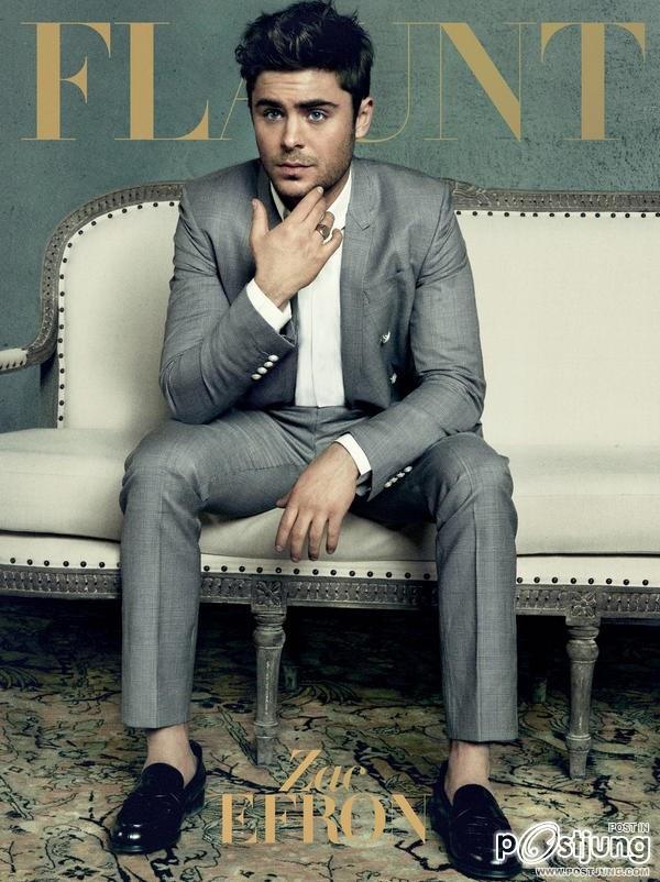 Zac Efron @ FLAUNT #126 Spring 2013