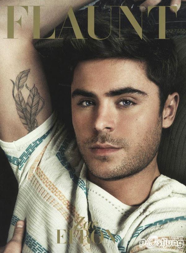Zac Efron @ FLAUNT #126 Spring 2013