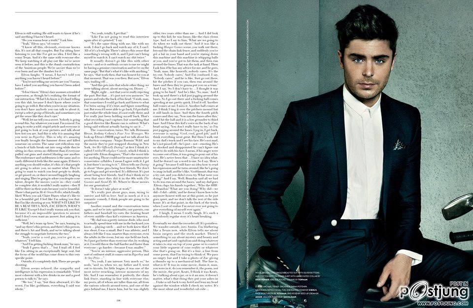 Zac Efron @ FLAUNT #126 Spring 2013