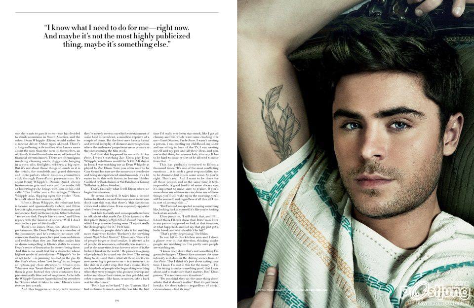 Zac Efron @ FLAUNT #126 Spring 2013