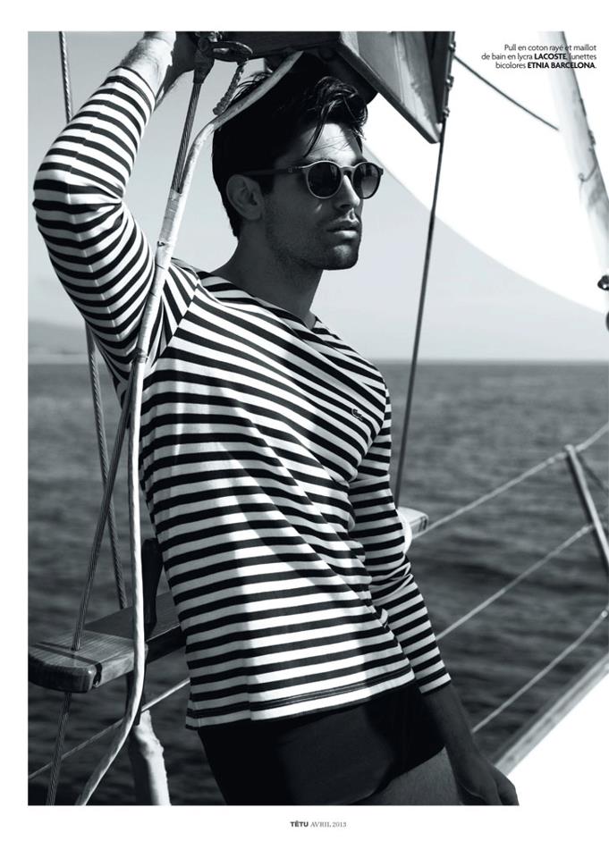 Justin Gaston @ T&ecirc;tu Magazine no.187 April 2013