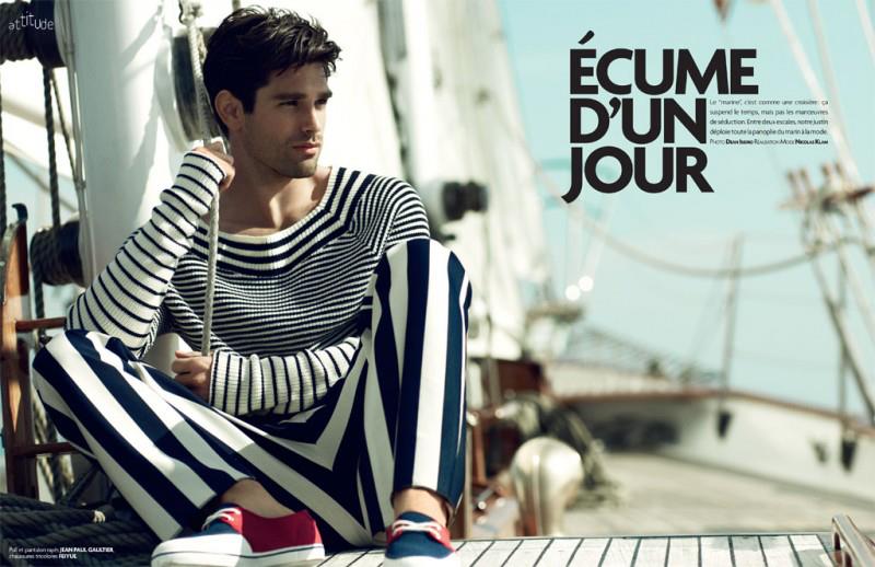 Justin Gaston @ T&ecirc;tu Magazine no.187 April 2013