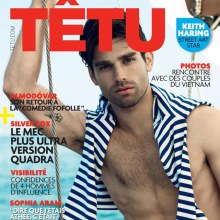 Justin Gaston @ Têtu Magazine no.187 April 2013