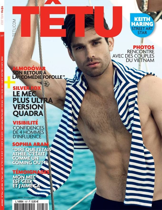 Justin Gaston @ T&ecirc;tu Magazine no.187 April 2013