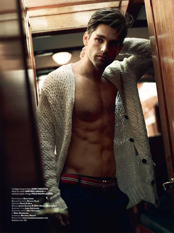 Justin Gaston @ T&ecirc;tu Magazine no.187 April 2013